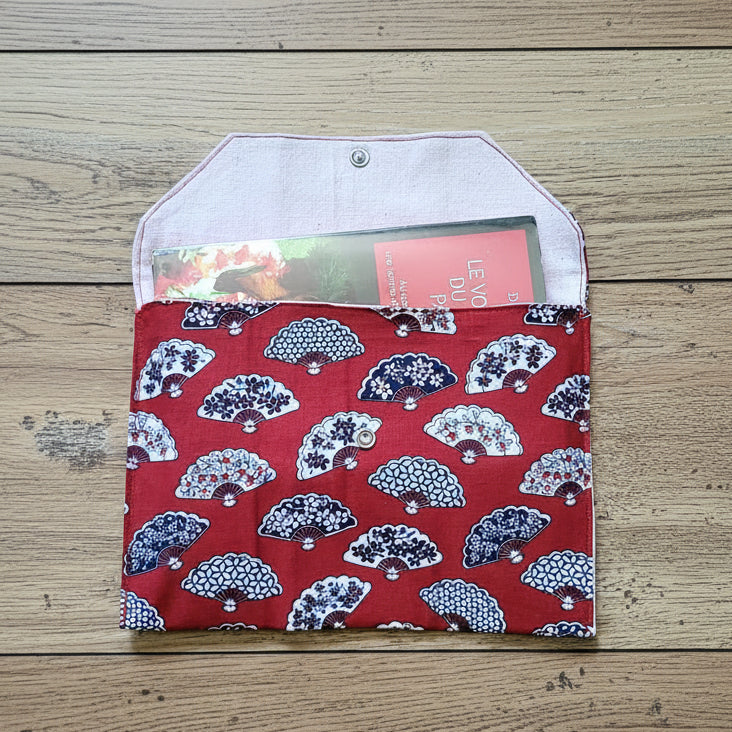 Pochette livre éventails