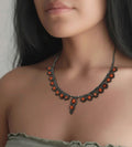 Collier en Jaspe rouge