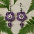 Boucles d’oreilles améthyste