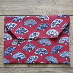 Pochette livre éventails