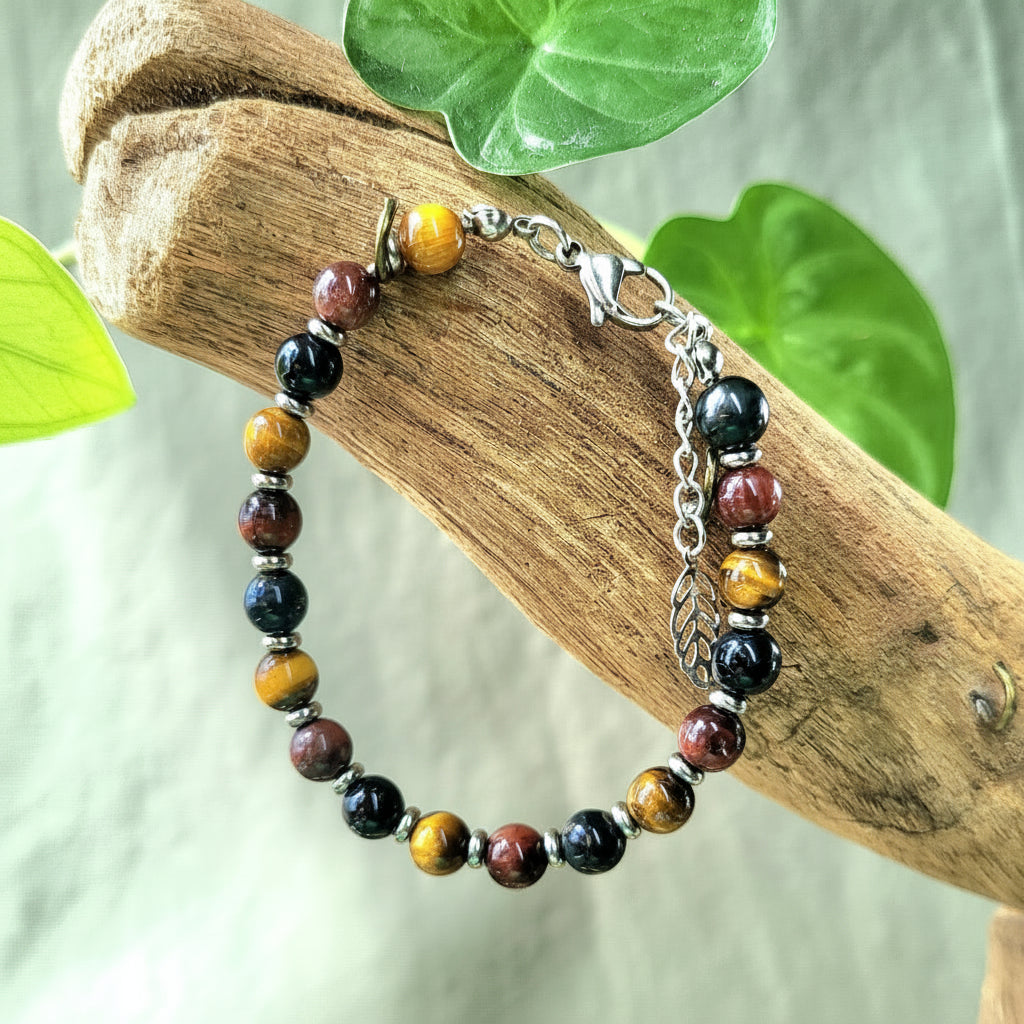 Trio de perles : Tigre,taureau,faucon